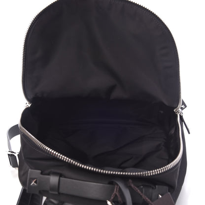 Valentino Garavani Nylon VLTN Rockstud Backpack Black 5 of 6