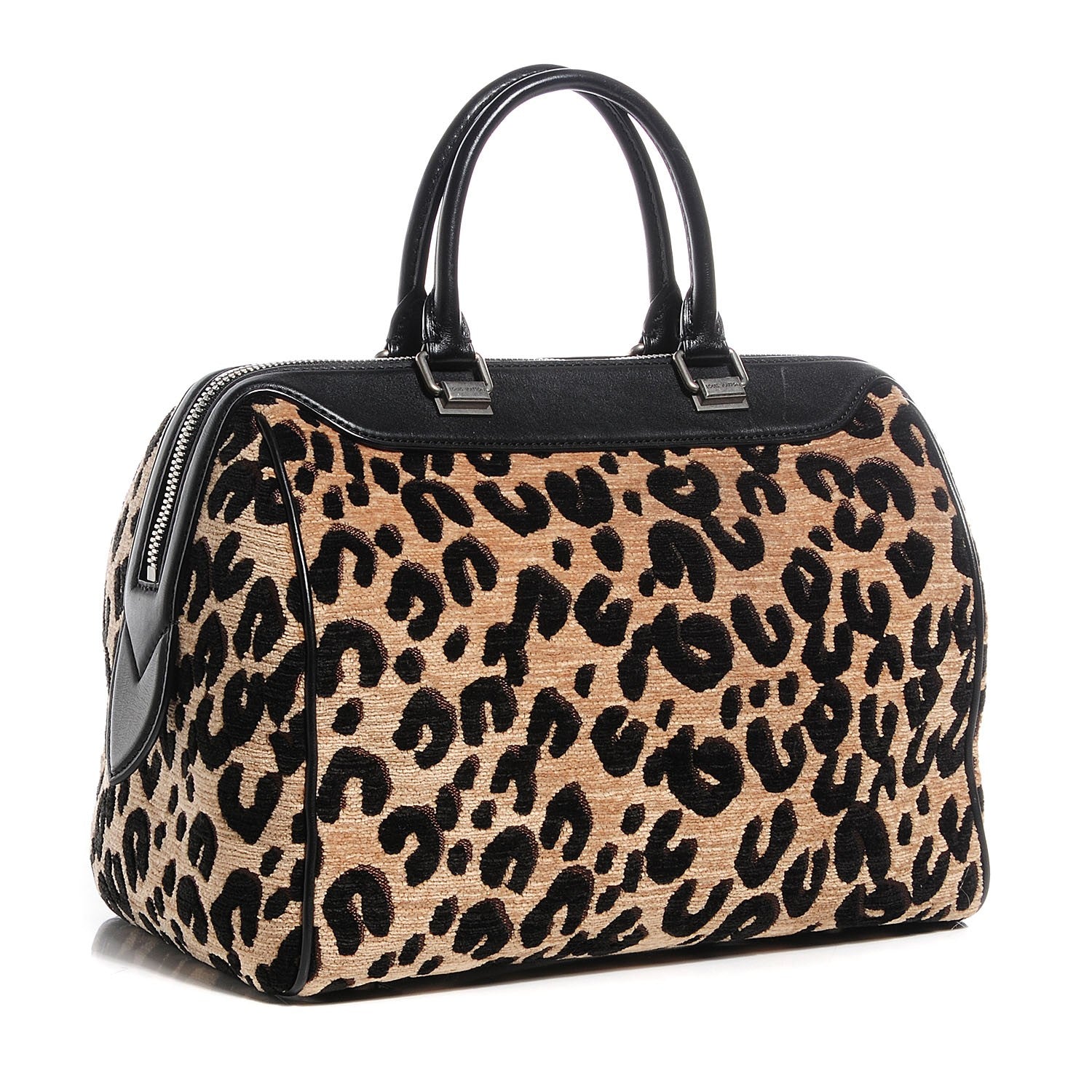 Louis Vuitton Jacquard Velvet Leopard Print Stephen Sprouse Speedy 3 of 8
