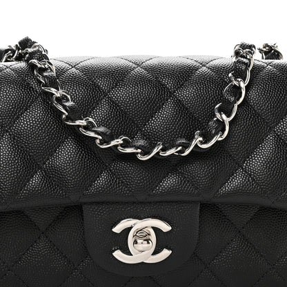 Chanel Caviar Quilted Mini Rectangular Flap Black 8 of 11