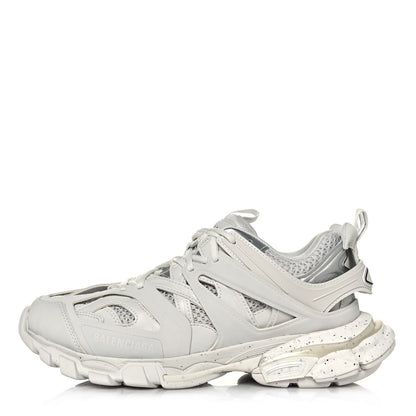 Balenciaga Rubber Mesh Fabric Monocolor Recycled Sole Womens Track Sneakers 39 White 1 of 8