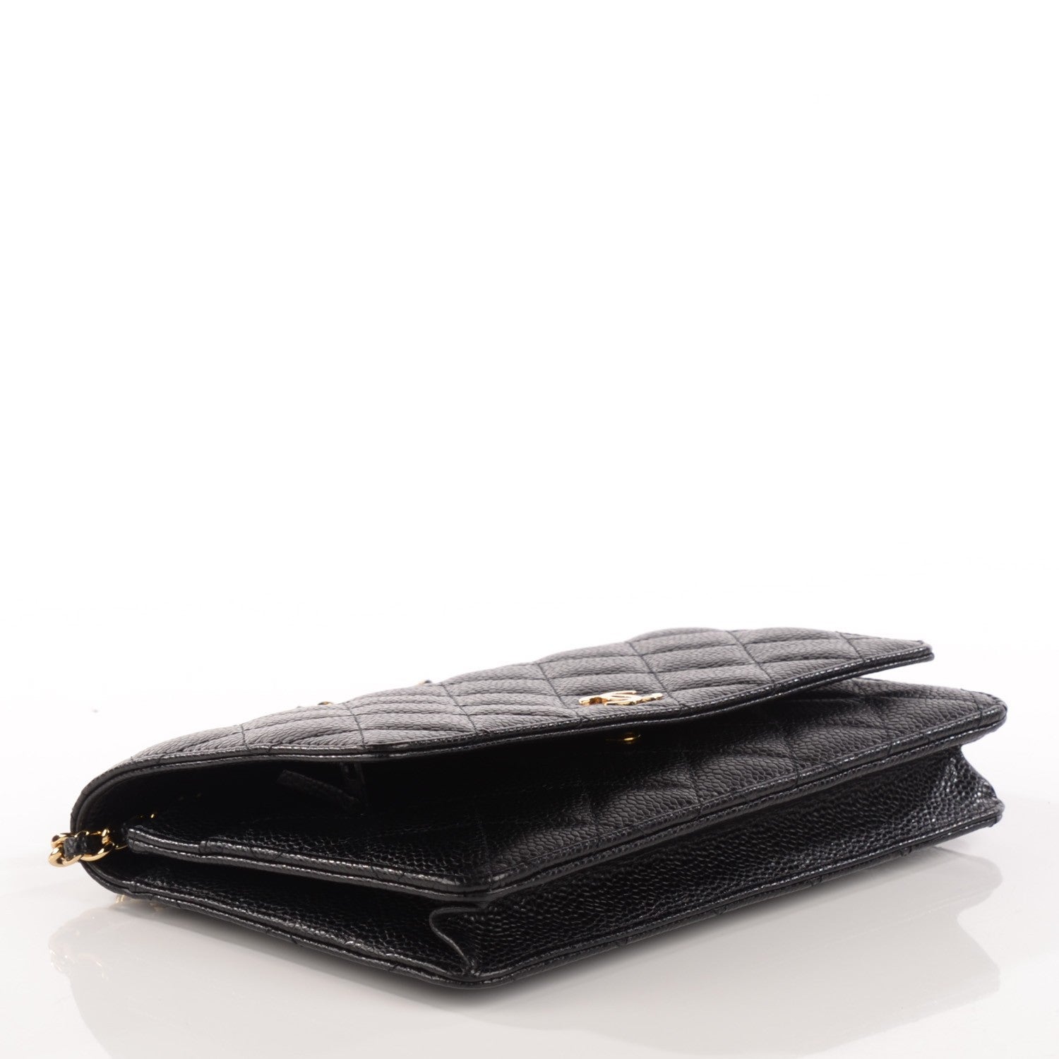 Chanel Caviar Quilted Wallet On Chain WOC Black 4 of 9
