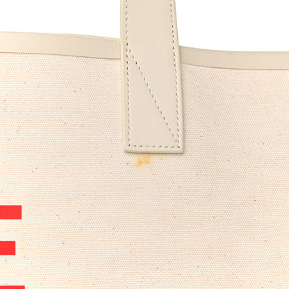 Celine Textile Medium Made In Tote Natural Red 16 of 19