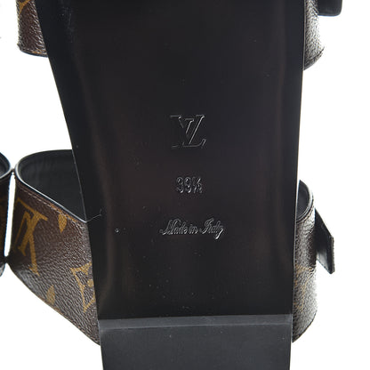 Louis Vuitton Monogram Bom Dia Mule Sandals 39.5 Black 6 of 8