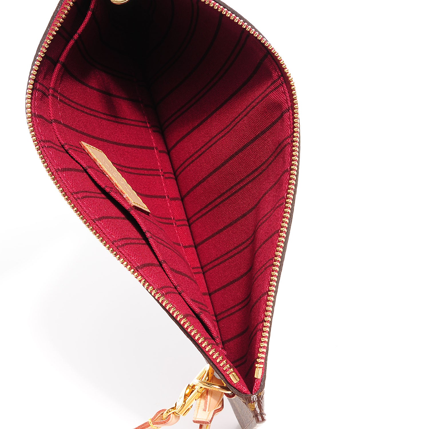 Louis Vuitton Monogram Neverfull MM GM Pochette Fuchsia 8 of 8