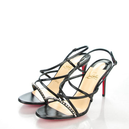 Christian Louboutin Kid Gwinispike 85 Sandals 36.5 Black 3 of 8