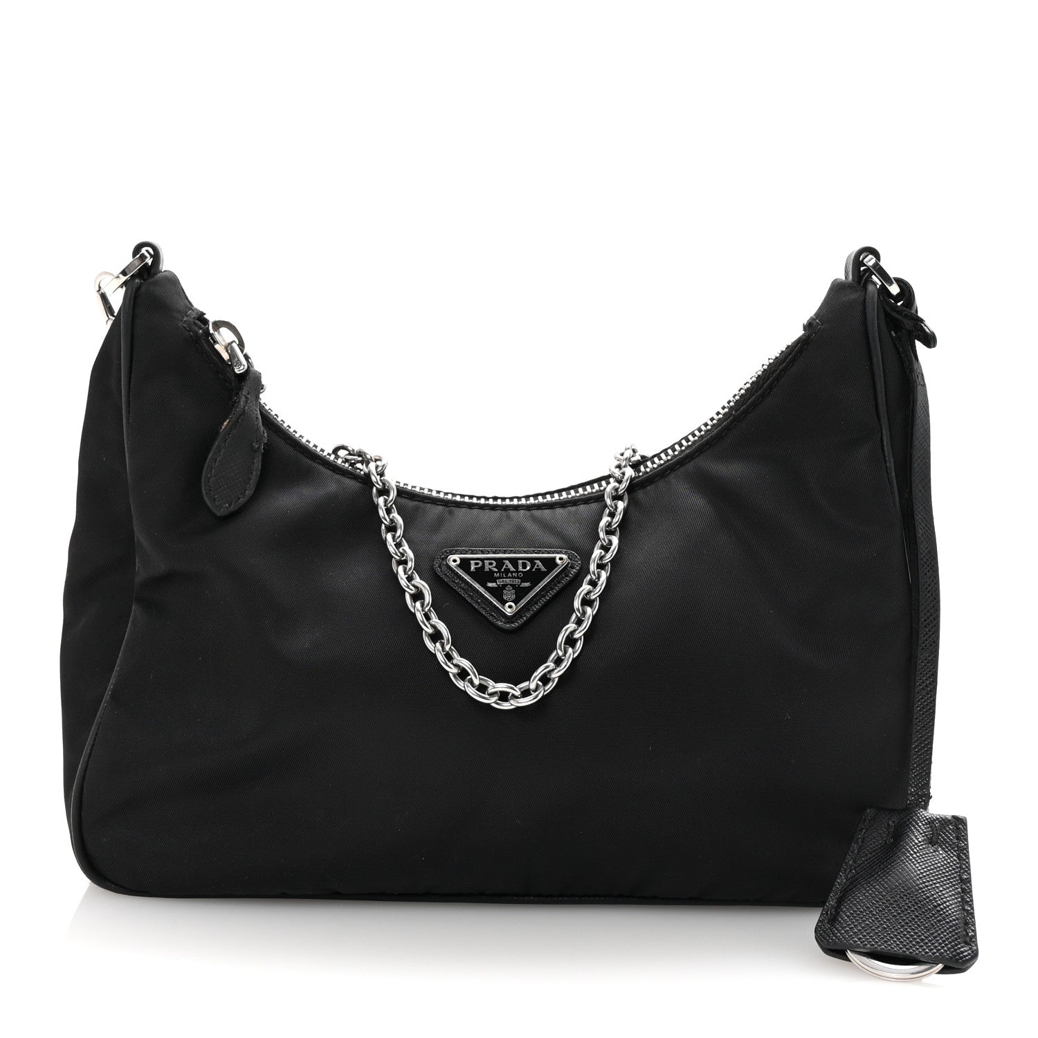 Prada Nylon Re-Edition 2005 Shoulder Bag Black 3 of 10