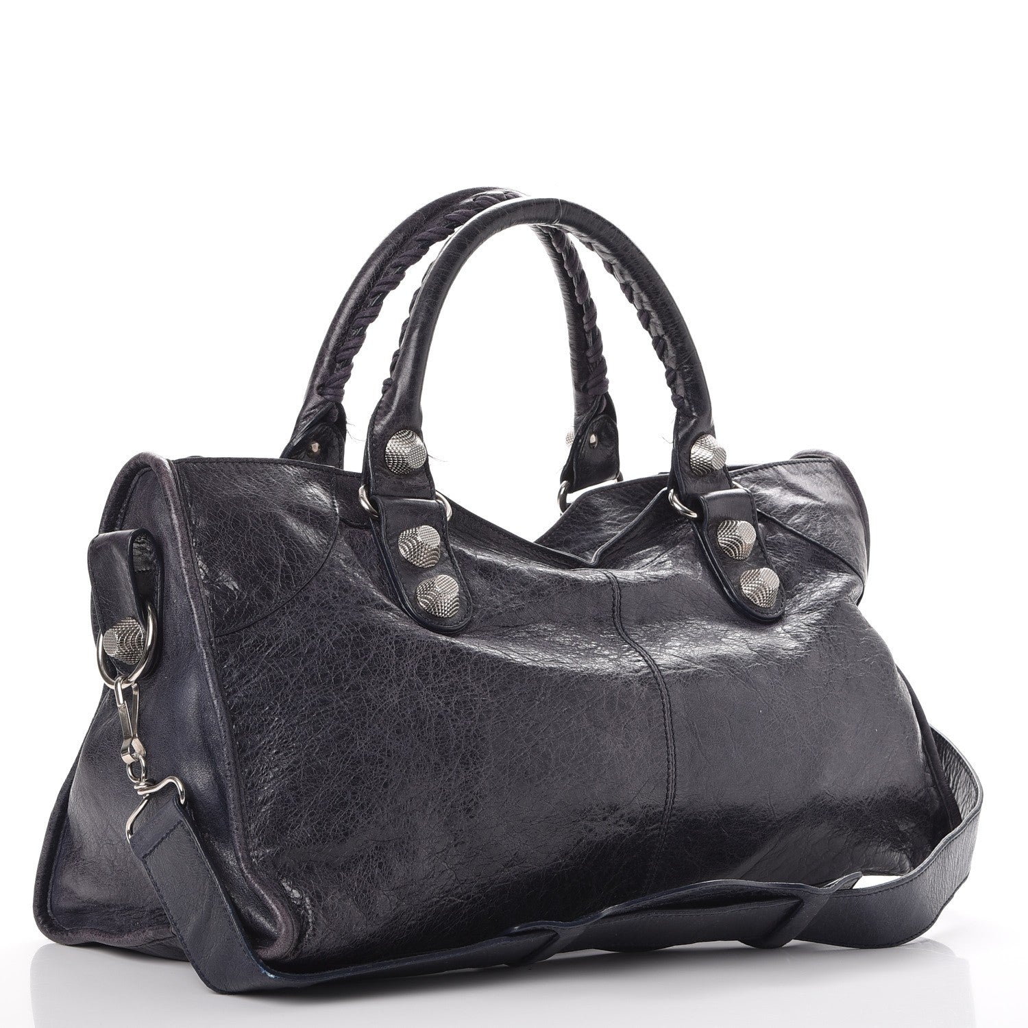 Balenciaga Agneau Giant 21 Silver Hardware Part Time Dark Night 3 of 15