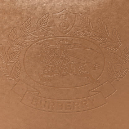 Burberry Calfskin Embossed Crest Large Tote Light Camel 8 of 11