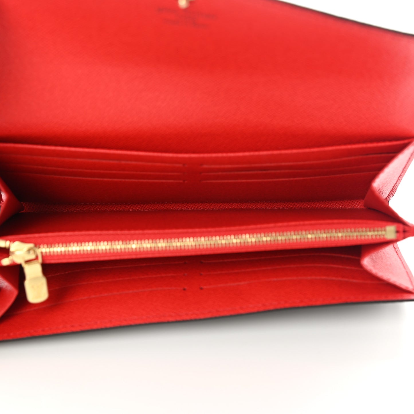 Monogram Sarah Wallet NM Coquelicot