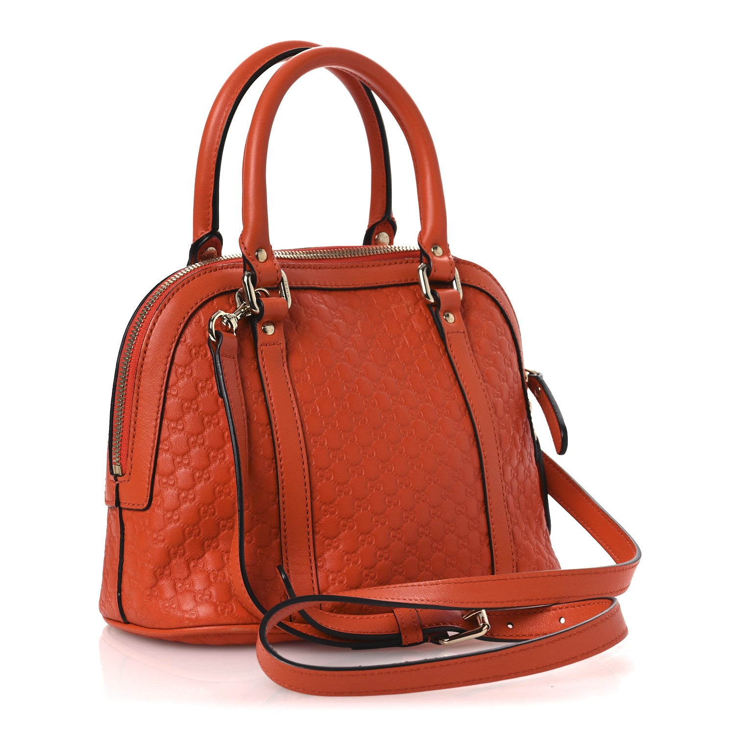 Gucci Microguccissima Mini Dome Bag Sun Orange 3 of 11