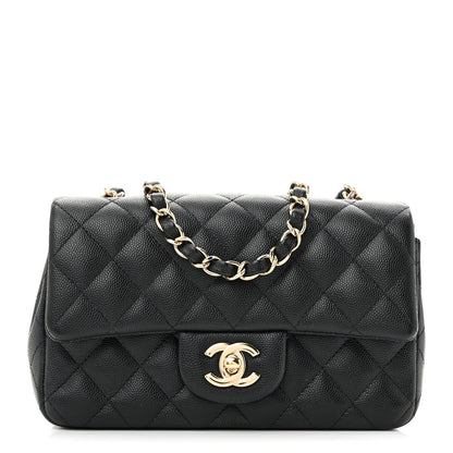 Chanel Caviar Quilted Mini Rectangular Flap Black 1 of 12