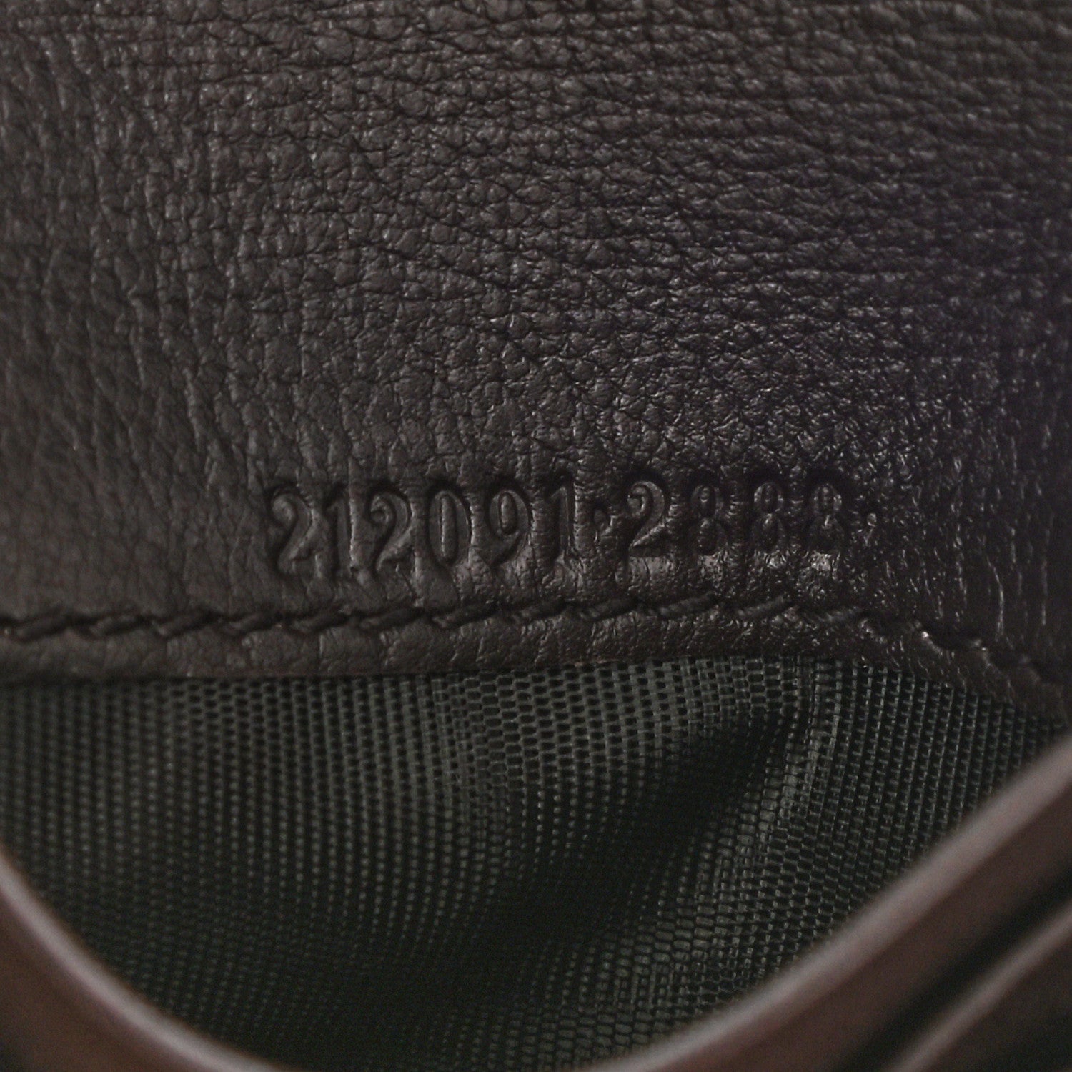 Gucci Guccissima Icon Bar French Wallet Dark Brown 14 of 14