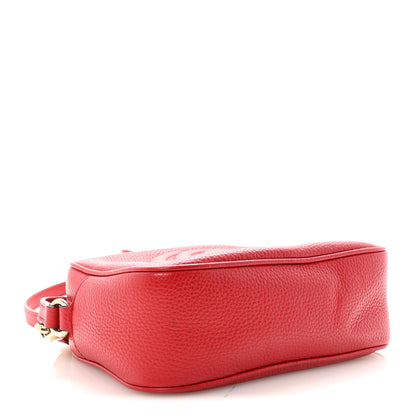 Gucci Pebbled Calfskin Small Soho Disco Bag Tabasco Red 4 of 10