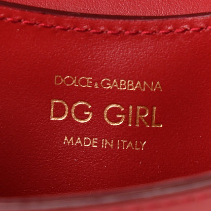 Dolce & Gabbana Nappa DG Girls Shoulder Bag Red 6 of 8