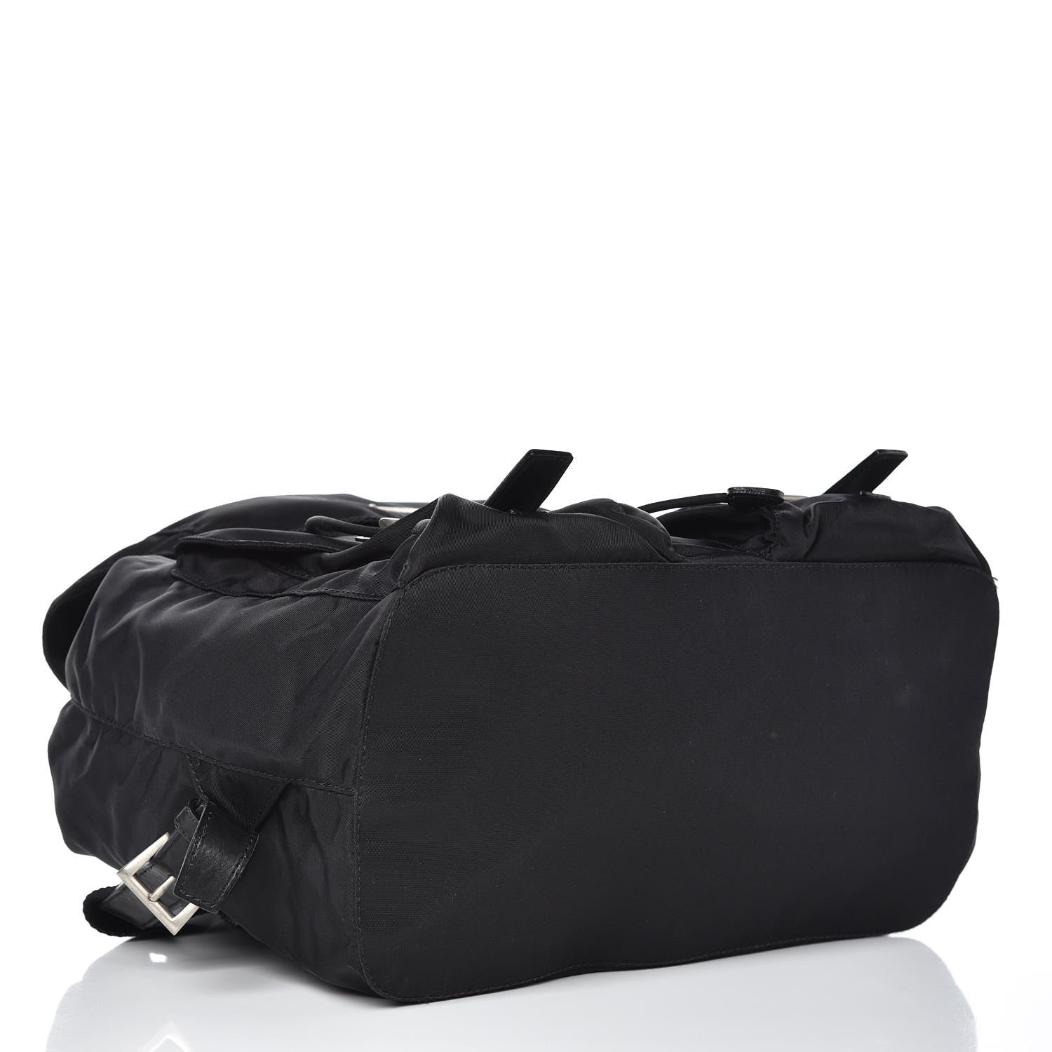 Prada Nylon Vela Medium Backpack Black 4 of 9
