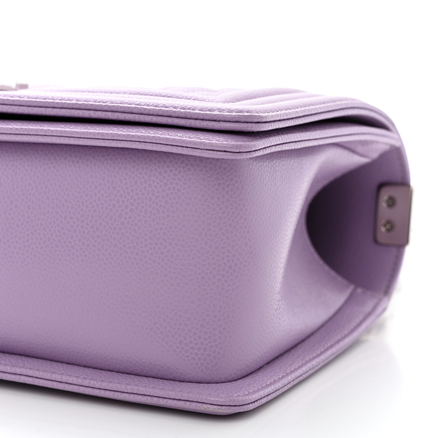 Chanel Caviar Quilted Medium Boy Flap Light Purple 10 of 11