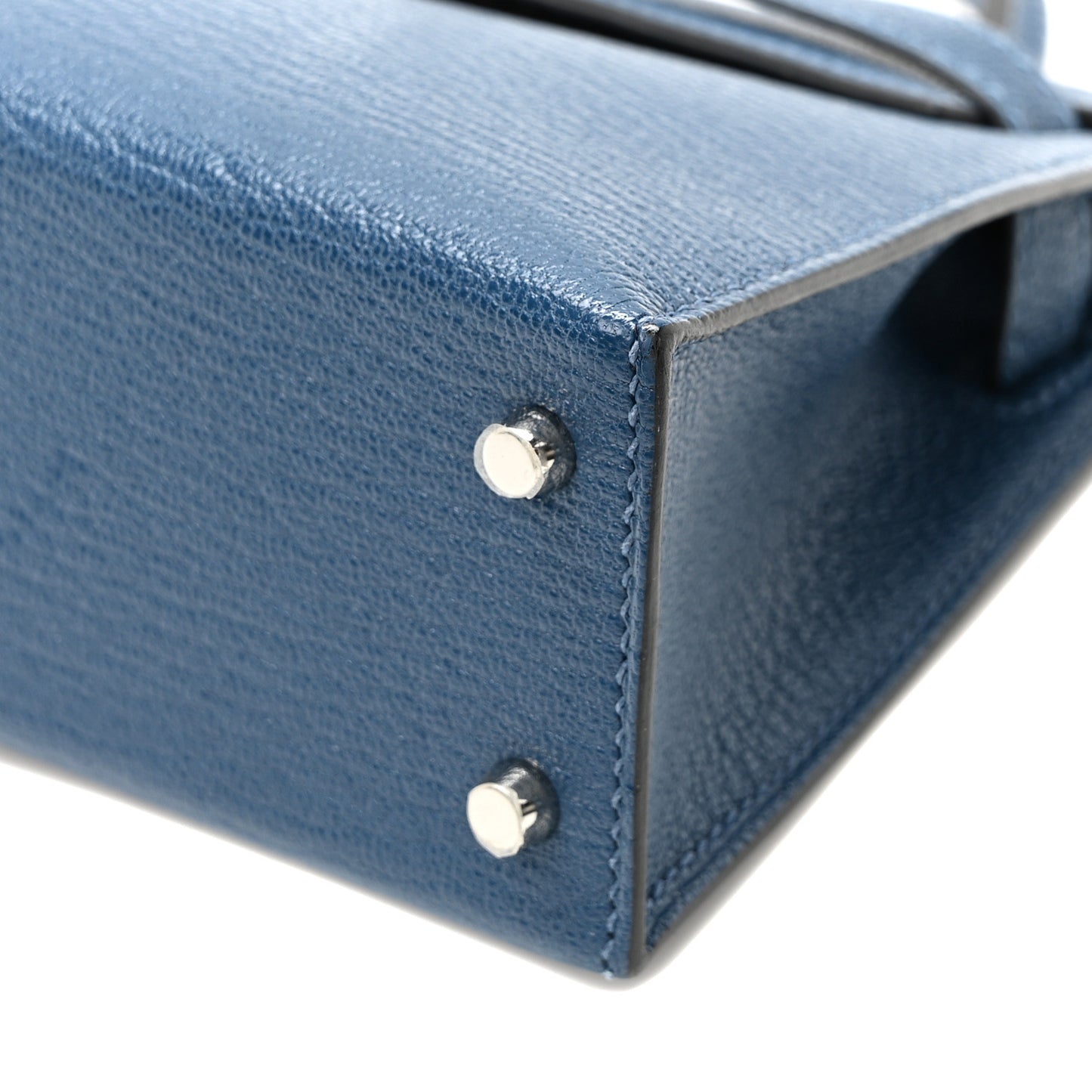 Chevre Mysore Verso Mini Kelly Sellier 20 Deep Bleu Ebene