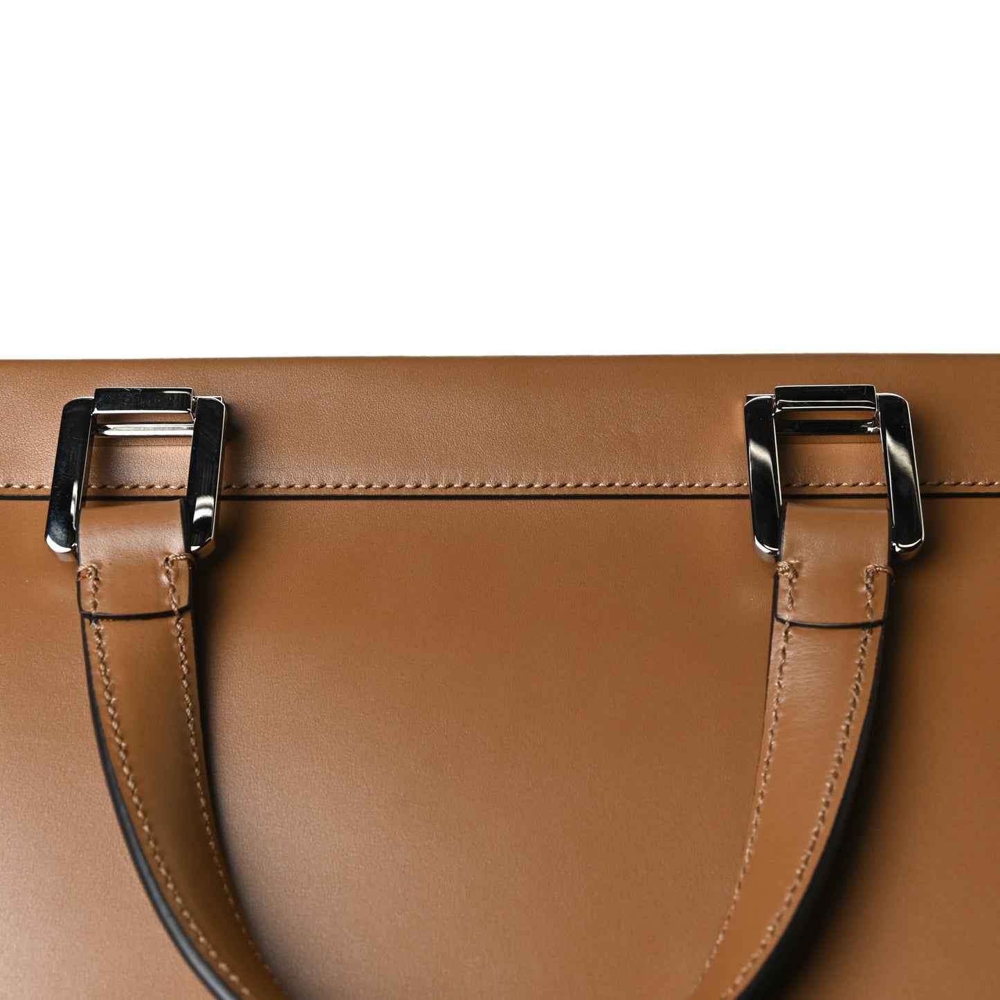 Smooth Calfskin Medium Zumi Top Handle Bag Friky Taupe