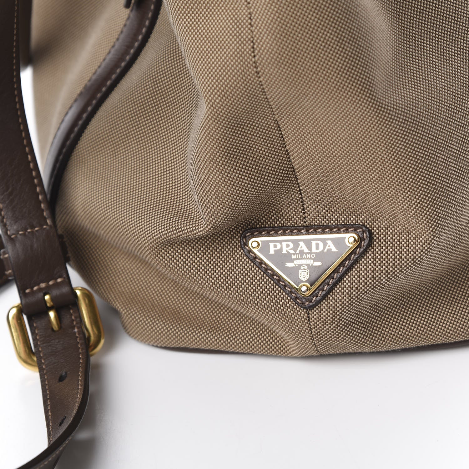 Prada Jacquard Logo Tote Corda Bruciato 10 of 11