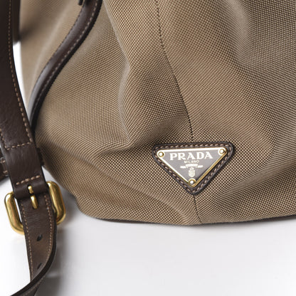 Prada Jacquard Logo Tote Corda Bruciato 10 of 11