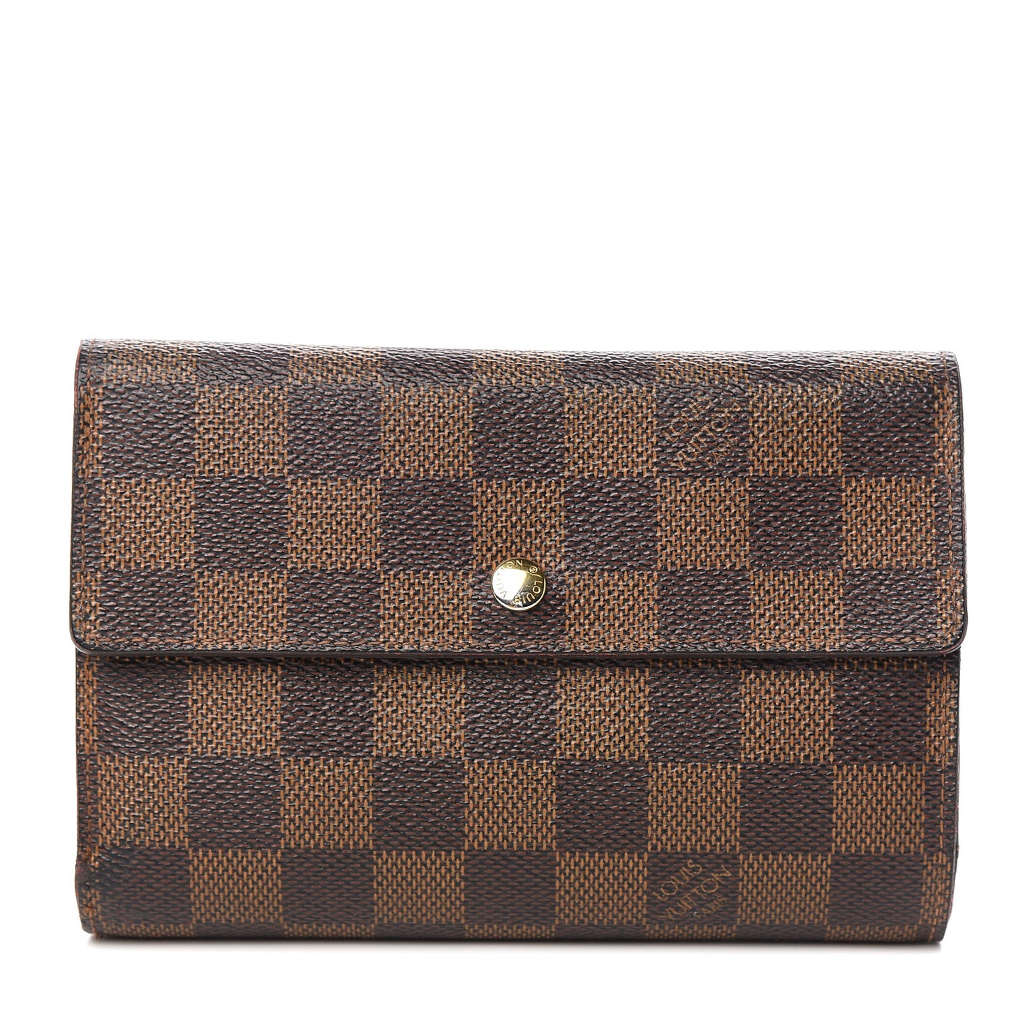 Damier Ebene Porte Tresor Etui Papier Wallet