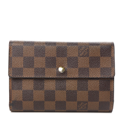 Louis Vuitton Damier Ebene Porte Tresor Etui Papier Wallet 1 of 9