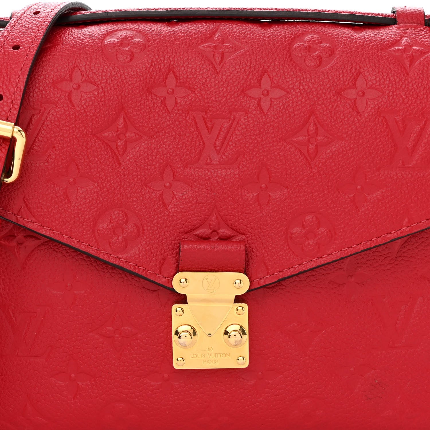 Louis Vuitton Empreinte Pochette Metis Scarlet 10 of 14