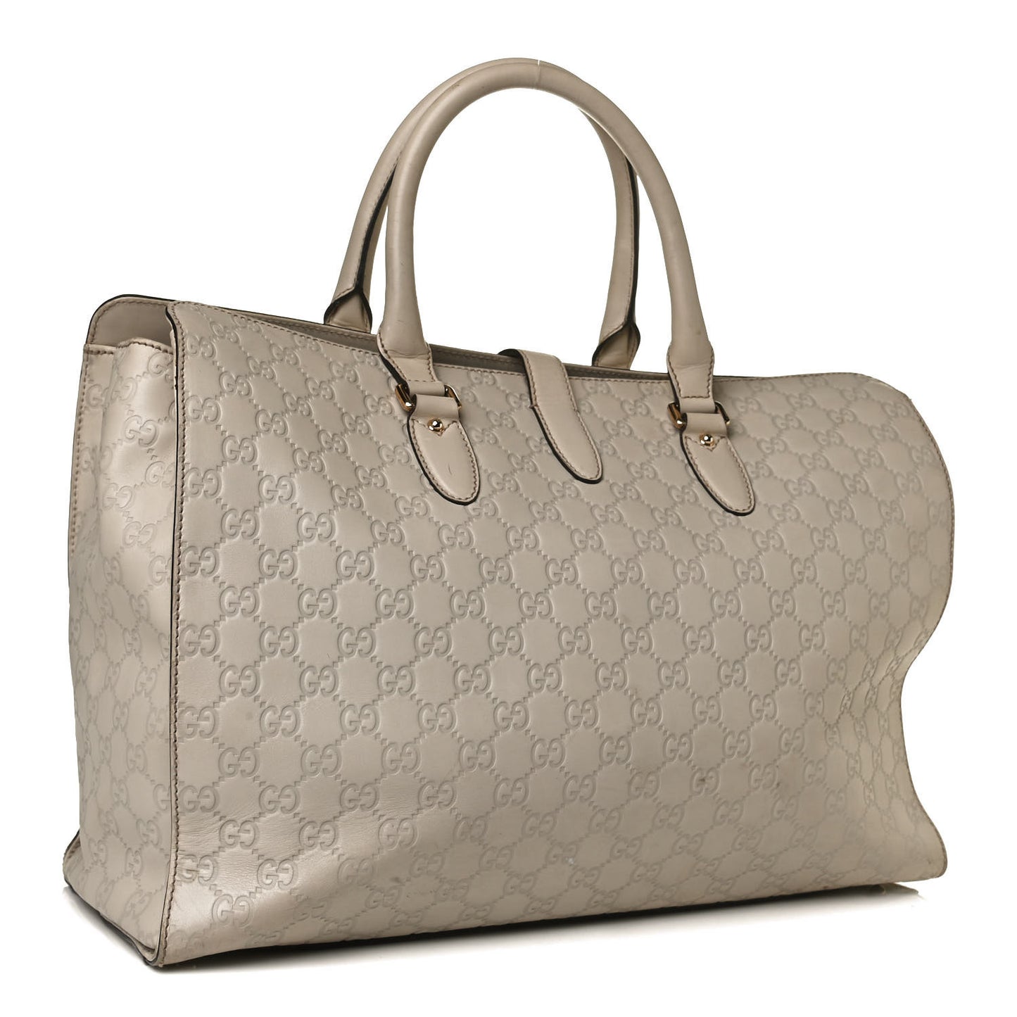 Guccissima Piston Tote Off White