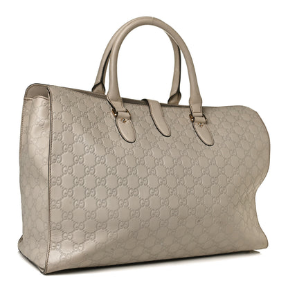 Gucci Guccissima Piston Tote Off White 2 of 15