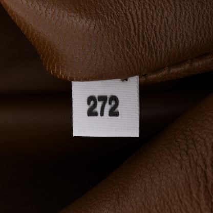 Prada Vitello Daino Soft Large Zippered Messenger Hobo Caramel 7 of 11
