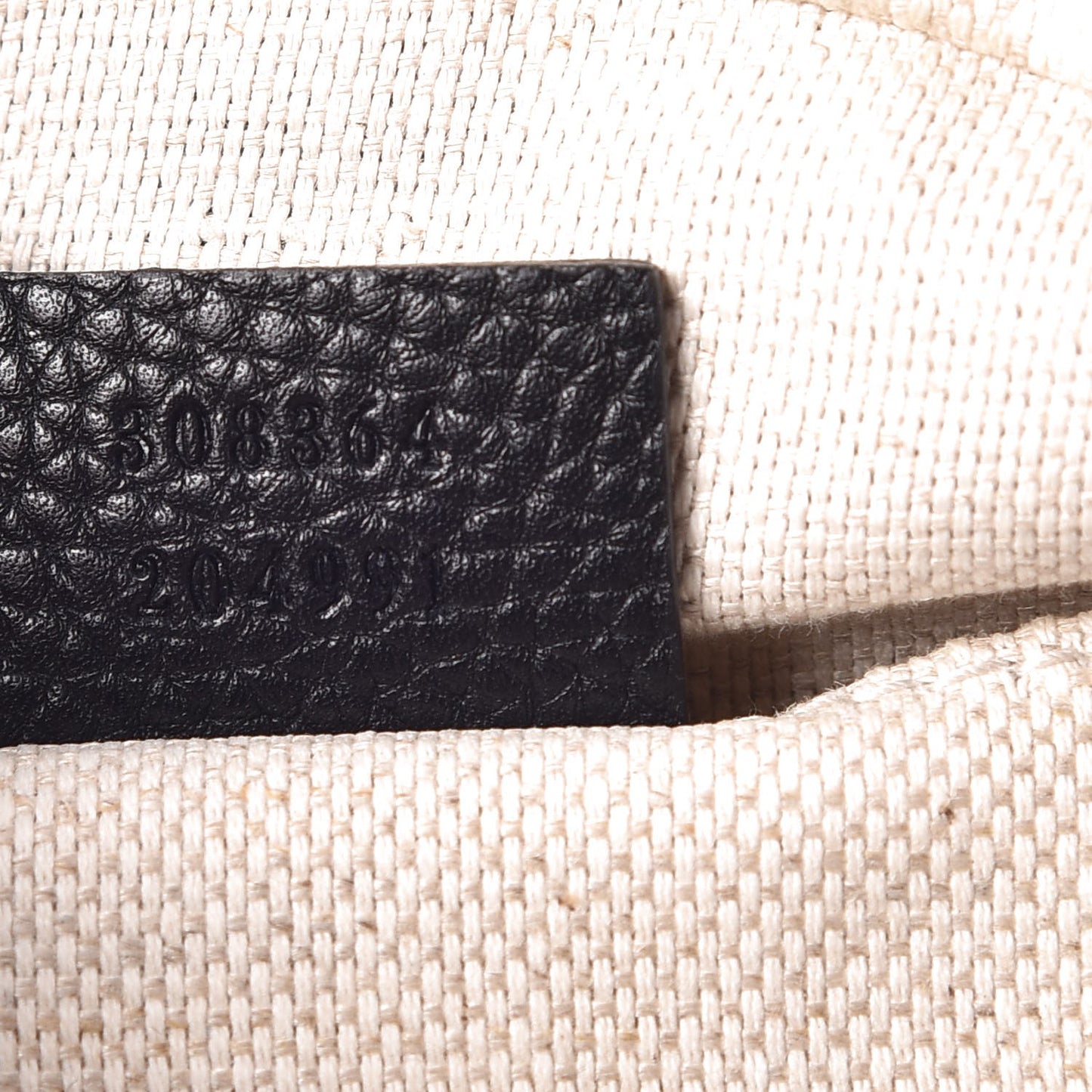 Pebbled Calfskin Small Soho Disco Bag Black