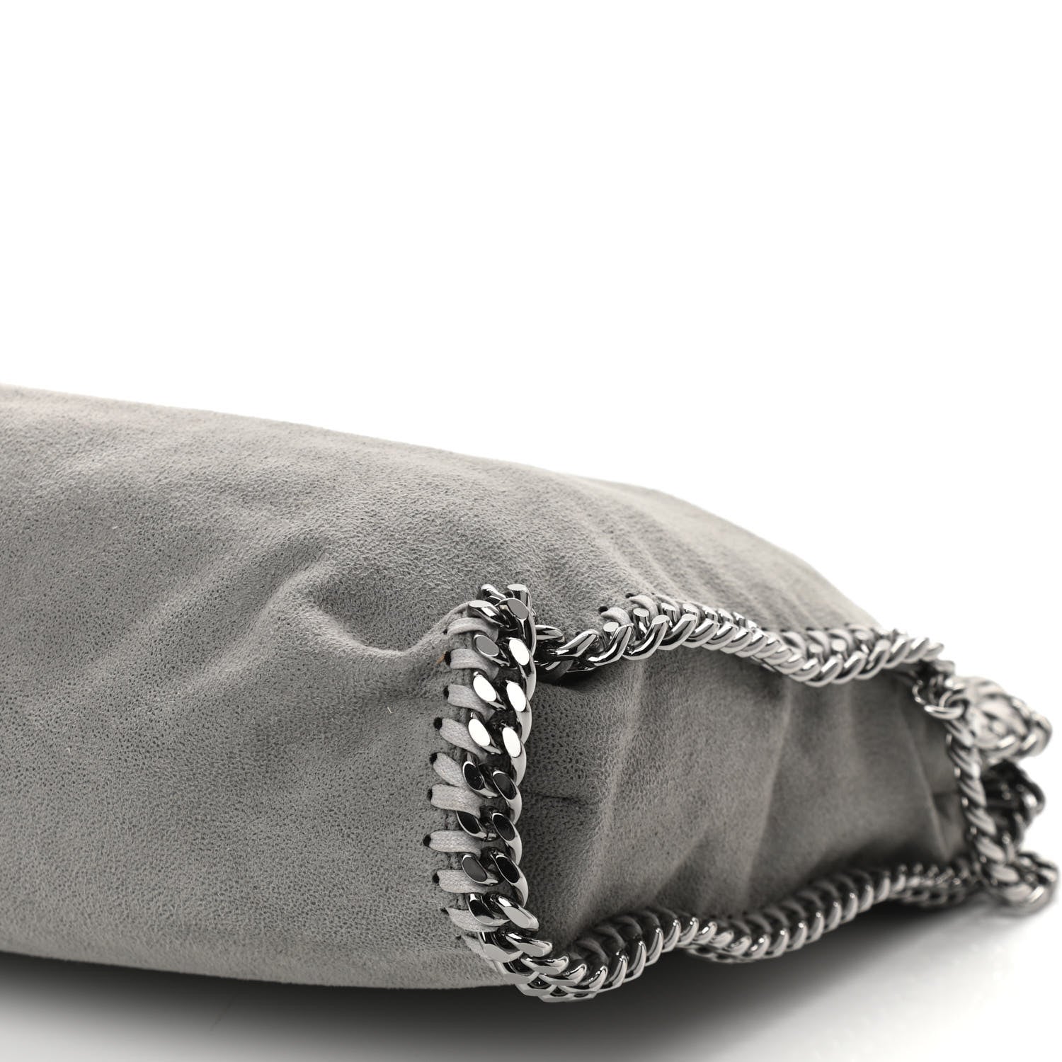 Stella McCartney Shaggy Deer Falabella Fold Over Tote Grey 8 of 8