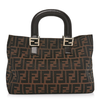 Fendi Zucca Small Holdall Tote Tobacco 1 of 10