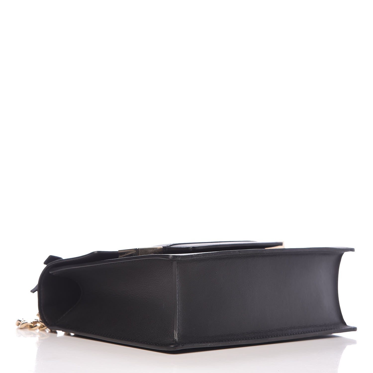 Delvaux Calfskin PM Madame Chaine Bag Black 4 of 11