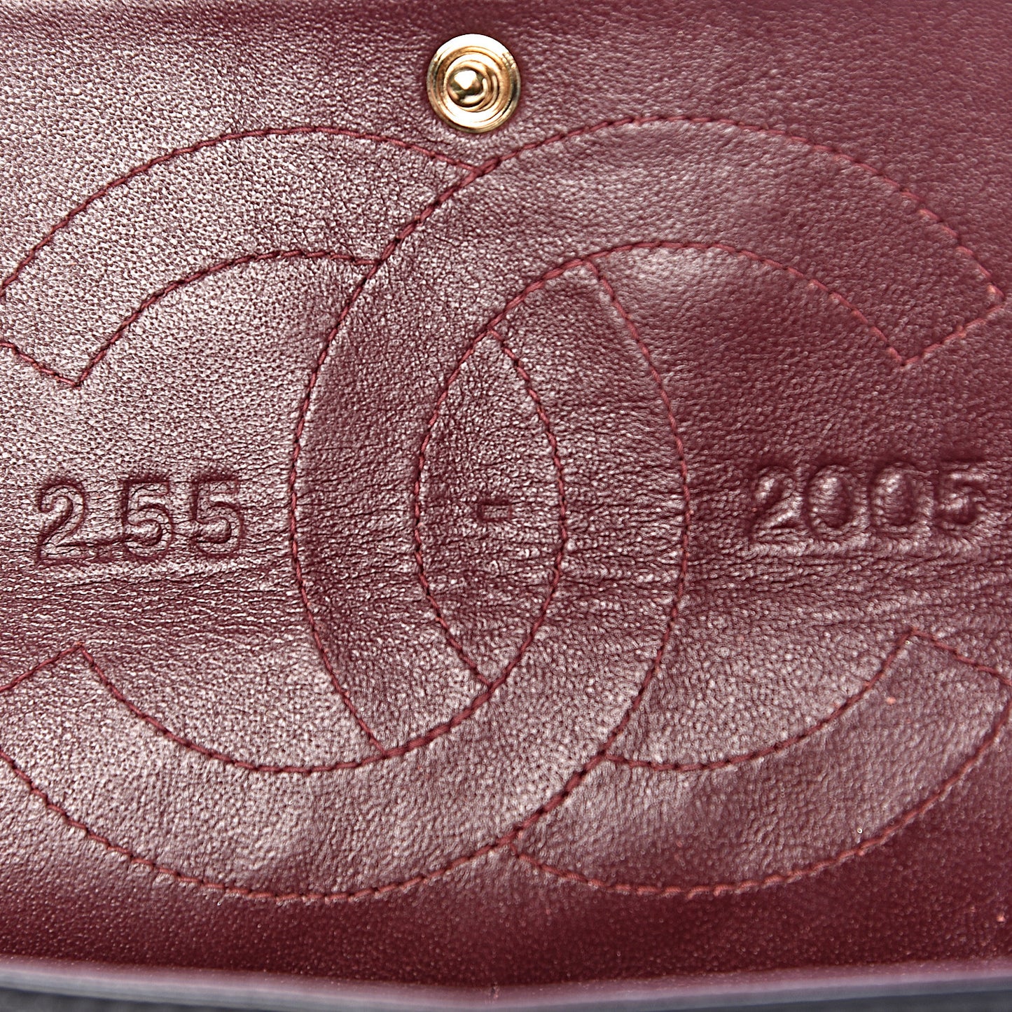 Aged Calfskin 50th Anniversary 2.55 Reissue 225 Flap Black