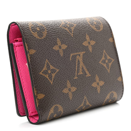 Louis Vuitton Monogram 2022 Christmas Animation Seoul Victorine Wallet Fuchsia 3 of 6