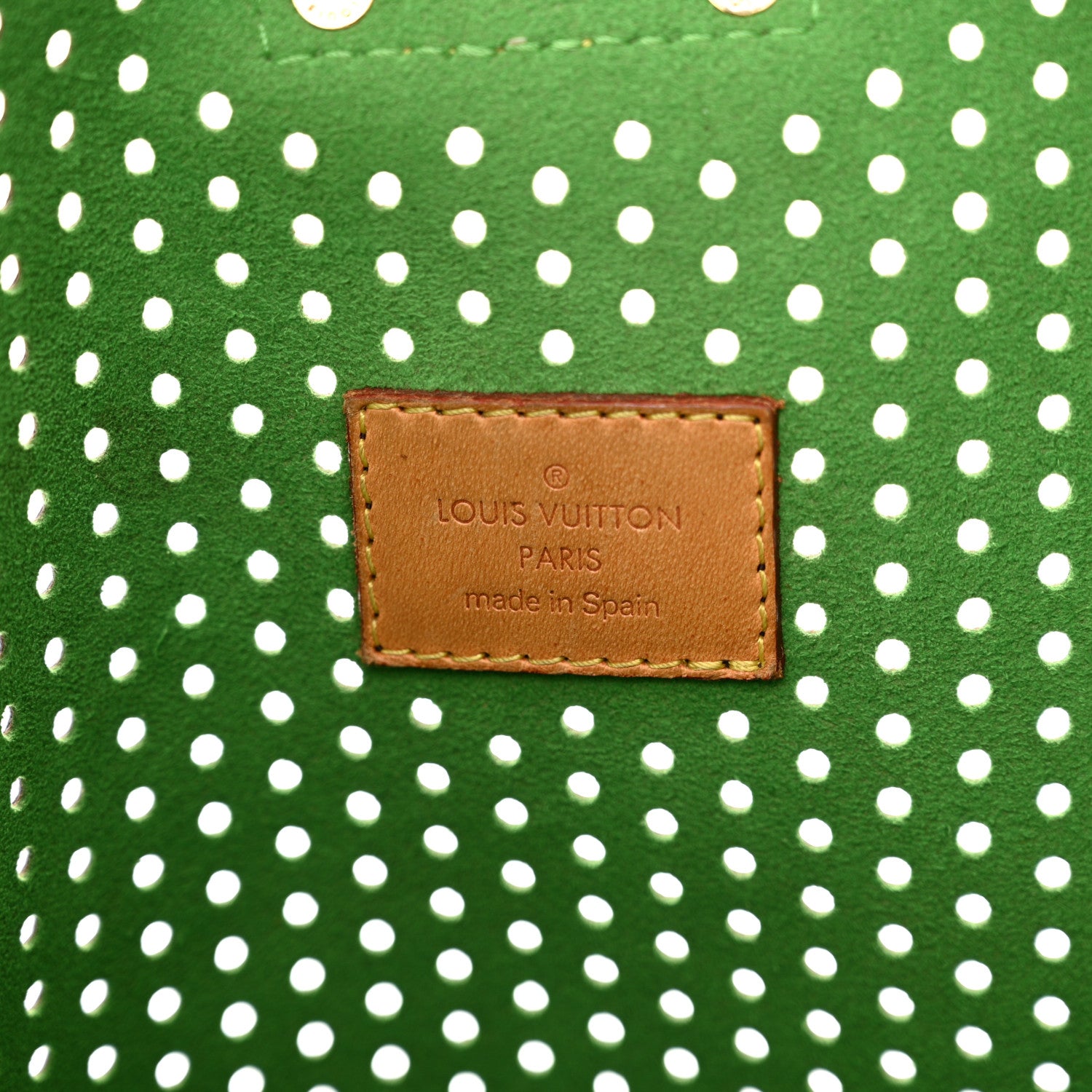 Louis Vuitton Monogram Perforated Musette Green 6 of 17