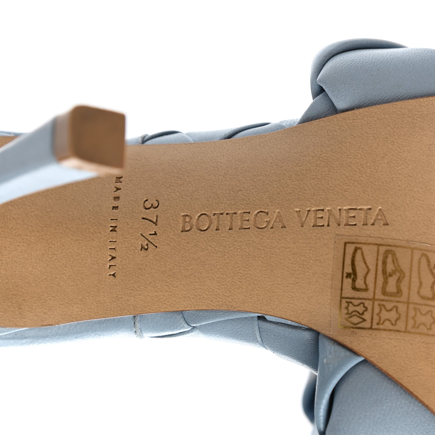 Bottega Veneta Nappa Maxi Intrecciato Lido Mule Sandals 37.5 Ice 6 of 10