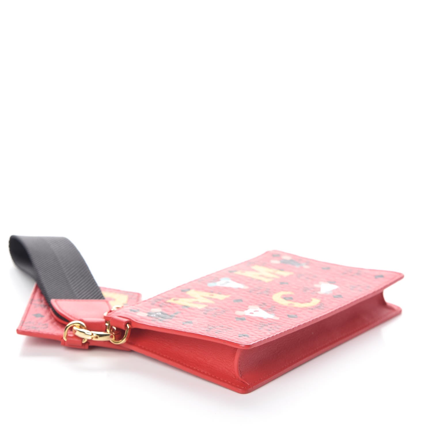 MCM Visetos Year Of The Mouse Multifunction Pouch Viva Red 4 of 6