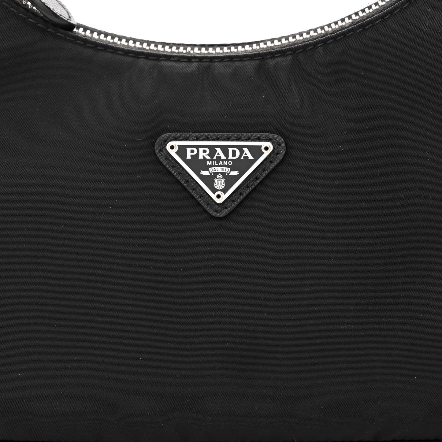Tessuto Nylon Saffiano Mini Re-Edition 2005 Bag Black