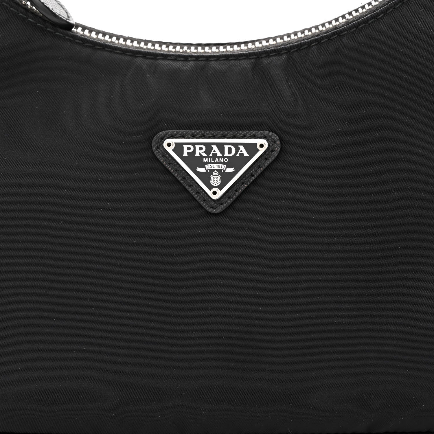 Prada Tessuto Nylon Saffiano Mini Re-Edition 2005 Bag Black 8 of 10