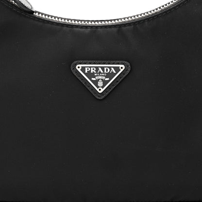 Prada Tessuto Nylon Saffiano Mini Re-Edition 2005 Bag Black 8 of 10