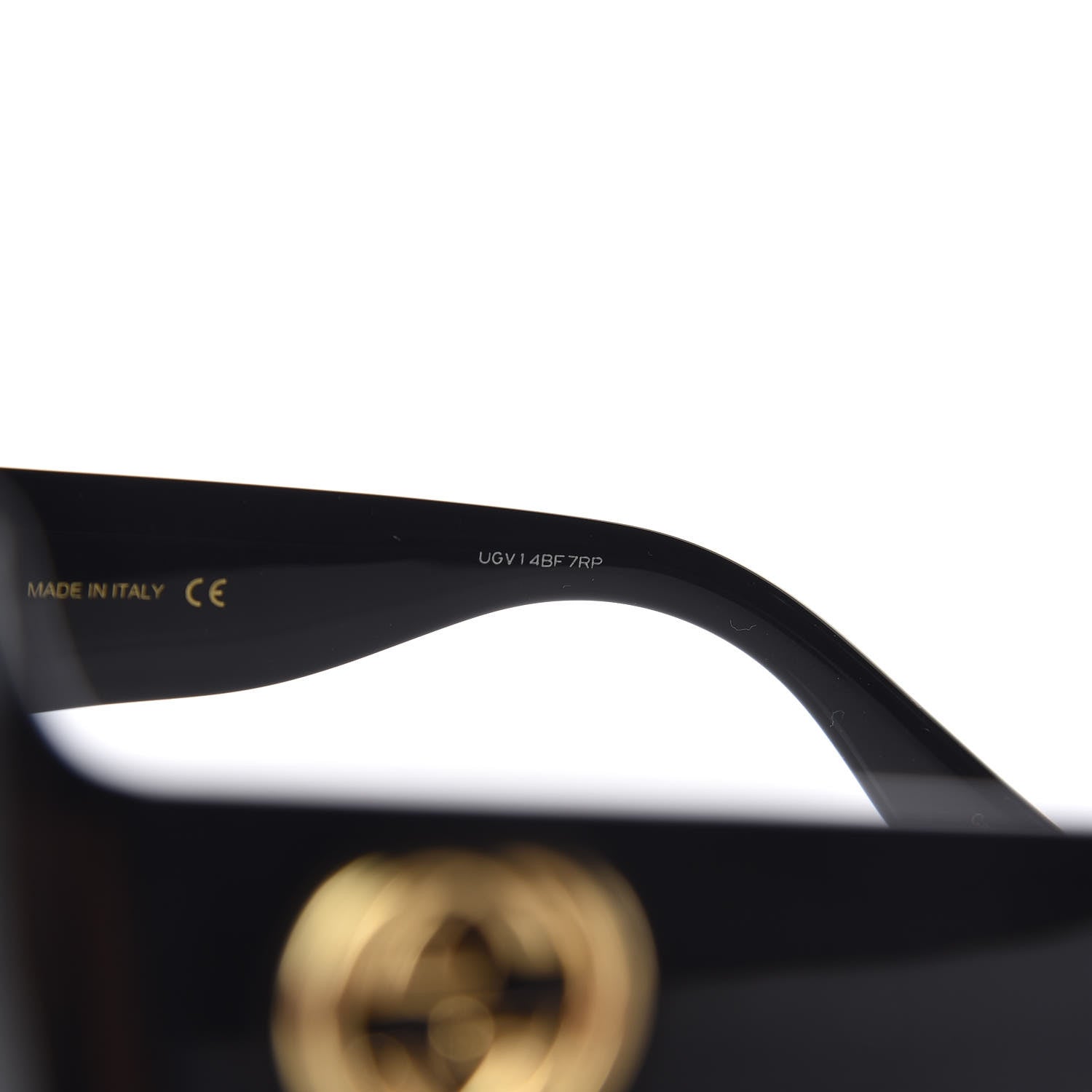Gucci Acetate Square Frame Sunglasses GG0053S Black 7 of 7