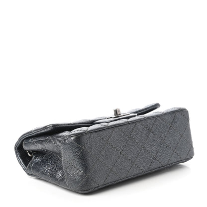 Chanel Pearly Caviar Quilted Mini Rectangular Flap Grey 4 of 10