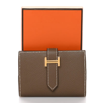 Hermes Epsom Mini Bearn Wallet Etoupe 9 of 9