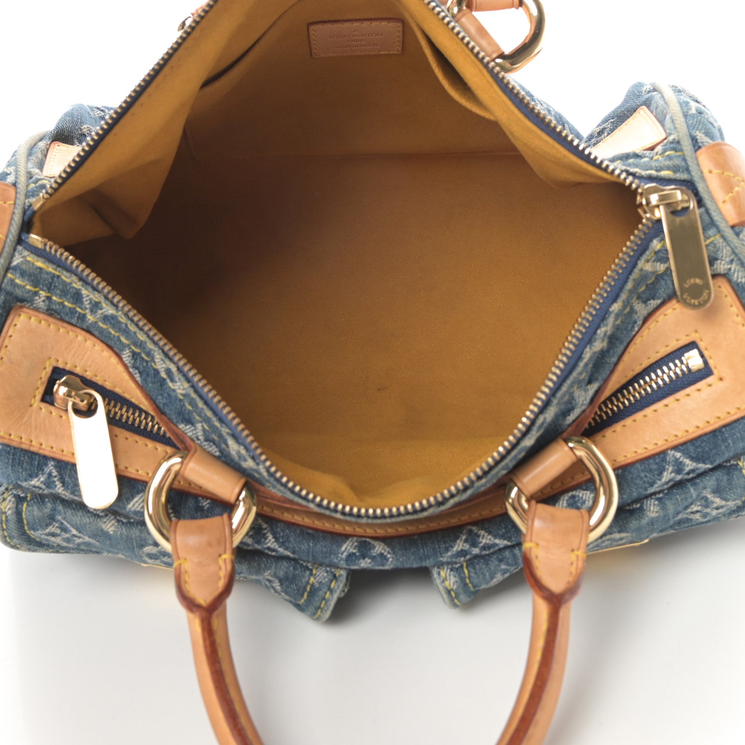 Louis Vuitton Monogram Denim Neo Speedy Blue 5 of 14