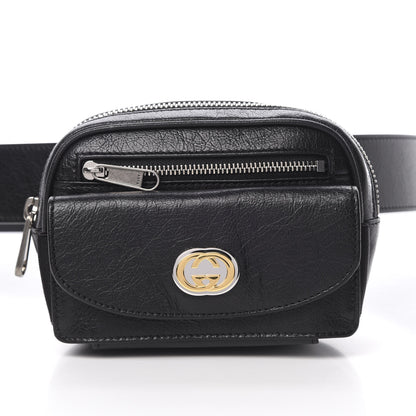 Gucci Fluffy Calfskin Mini Morpheus Belt Bag 90 36 Black 8 of 12