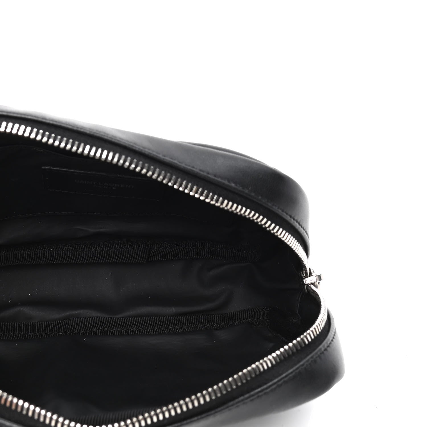 Saint Laurent Lambskin Y Quilted Monogram Loulou Cosmetic Case Black 4 of 6