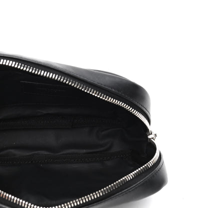 Saint Laurent Lambskin Y Quilted Monogram Loulou Cosmetic Case Black 4 of 6
