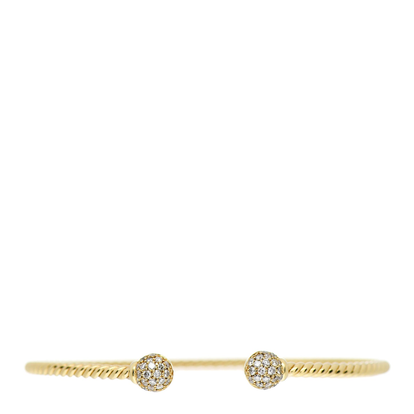 18K Yellow Gold Diamond Petite Solari Bracelet